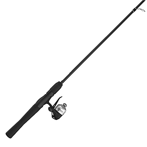 Zebco 33 Spincast Reel and 2-Piece Fishing Rod Combo, Comfortable EVA Handle, Quickset Anti-Reverse Fishing Reel with Bite Alert