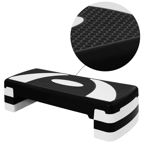 BalanceFrom Aerobic Step Platform Exercise Stepper for Home Gym Cardio & Balance Training B6436