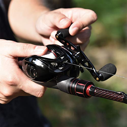 KastKing Royale Legend II Baitcasting Reel, Compact Design, Carbon Fiber Drag O272137