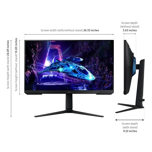 Samsung 27-Inch Odyssey G3 (G30D) FHD Gaming Monitor, 180Hz, 1ms U7359