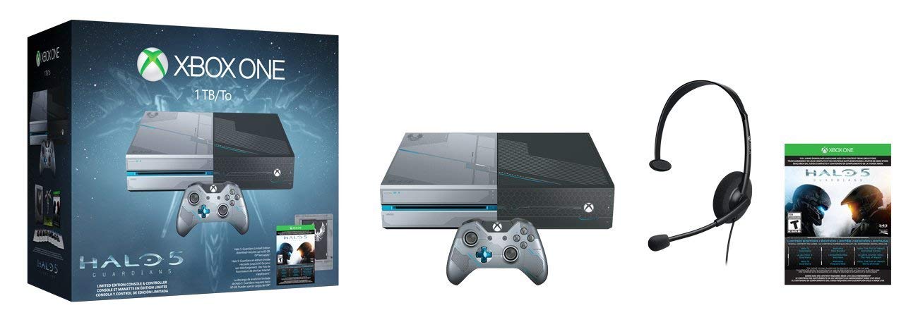Xbox One 1TB Console - Halo 5: Guardians Bundle (Renewed) D332224