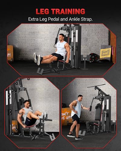 Home Gym Machine with 150LBS Weight Stack, Full Body Workout Equipment K15381