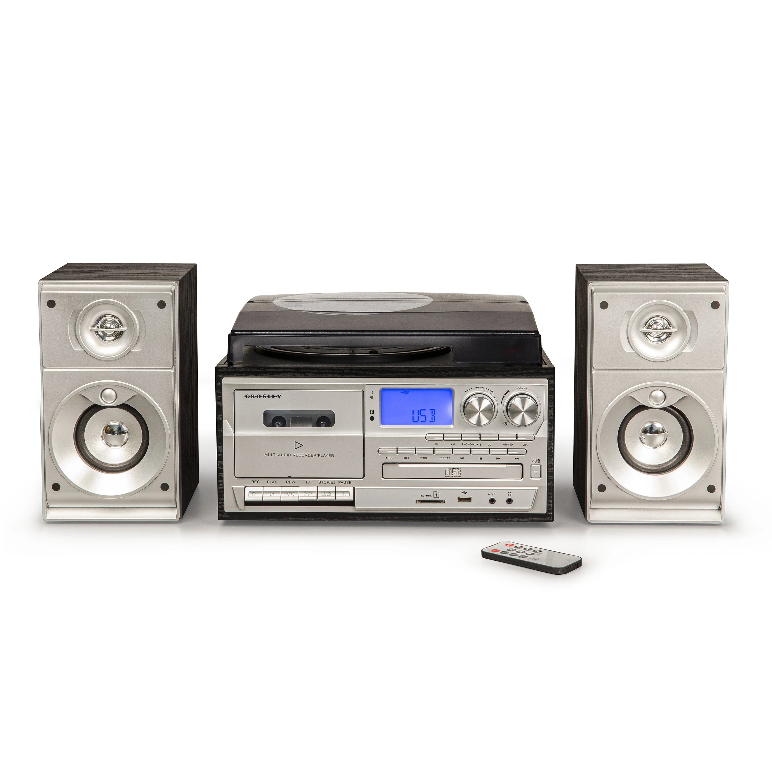 Crosley Eclipse Vinyl Record Player with Bluetooth Speakers V33325