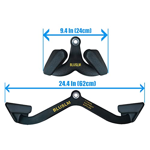 LAT Pull Down Bar for Cable Machine, Tricep Strength Training Handle M7875