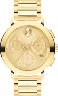 Movado Bold Evolution 2.0 Men's Watch - Swiss Quartz Chronograph Movement, Stainless Steel Link Bracelet - 3 ATM Water Resistance - Luxury Fashion Timepiece for Him - 42mm