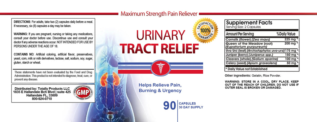Urinary Tract Relief 90 Capsules F6277