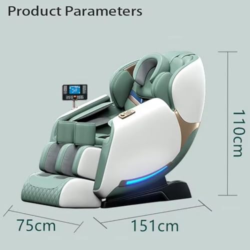 Shiatsu Heated 3D Zero Gravity Massage Chair with Bluetooth Speaker R1689