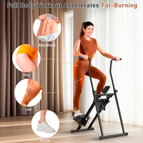 Foldable Stair Stepper with Large Pedal for Home Workout O485893