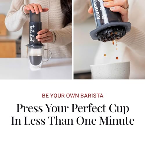 AeroPress Original Coffee Press – 3-in-1 Portable Coffee Maker for Travel C406