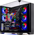 Skytech O11V Gaming PC Desktop, Ryzen 7 7700X 4.5 GHz (5.4GHz Turbo Boost), NVIDIA RTX 4070 Ti Super 16GB GDDR6X, 1TB Gen4 SSD, 32GB DDR5 RAM 5600 RGB, 750W Gold PSU, ARGB AIO, Wi-Fi, Win 11 Home
