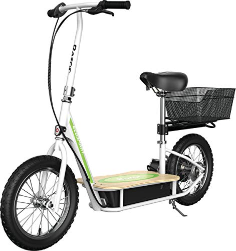 EcoSmart Metro Electric Scooter with Padded Seat and 16" Air-Filled Tires D946