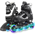 MammyGol Adjustable Inline Skates for Kids, Boys Blades Skate Girls with Light up Wheels