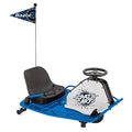 Razor Crazy Cart – 12 MPH (19 KMH) Ultimate Drifting Machine with 40 Min Ride Time, High-Torque Motor and Pro-Style Drift Bar for Extreme Fun, Blue