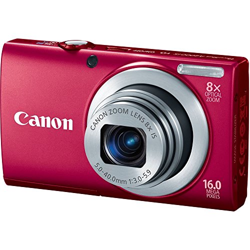 Canon PowerShot A4000 16.0 MP Digital Camera with 8X Optical Zoom, 3.0-Inch LCD (Blue) X4515