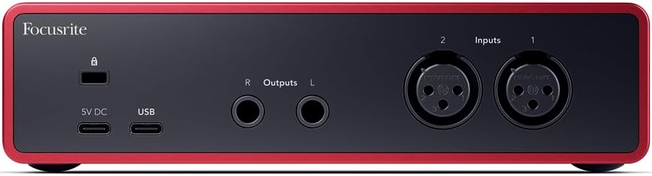Focusrite Scarlett 2i2 Studio 4th Gen USB Audio Interface Recording Bundle with Monitors Q9519