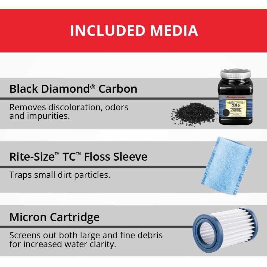 Marineland Magnum 200 Polishing Internal Canister Filter T9208