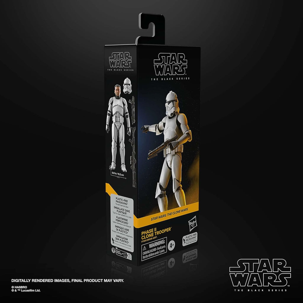 STAR WARS The Black Series Phase II Clone Trooper 6-Inch Action Figure H1112