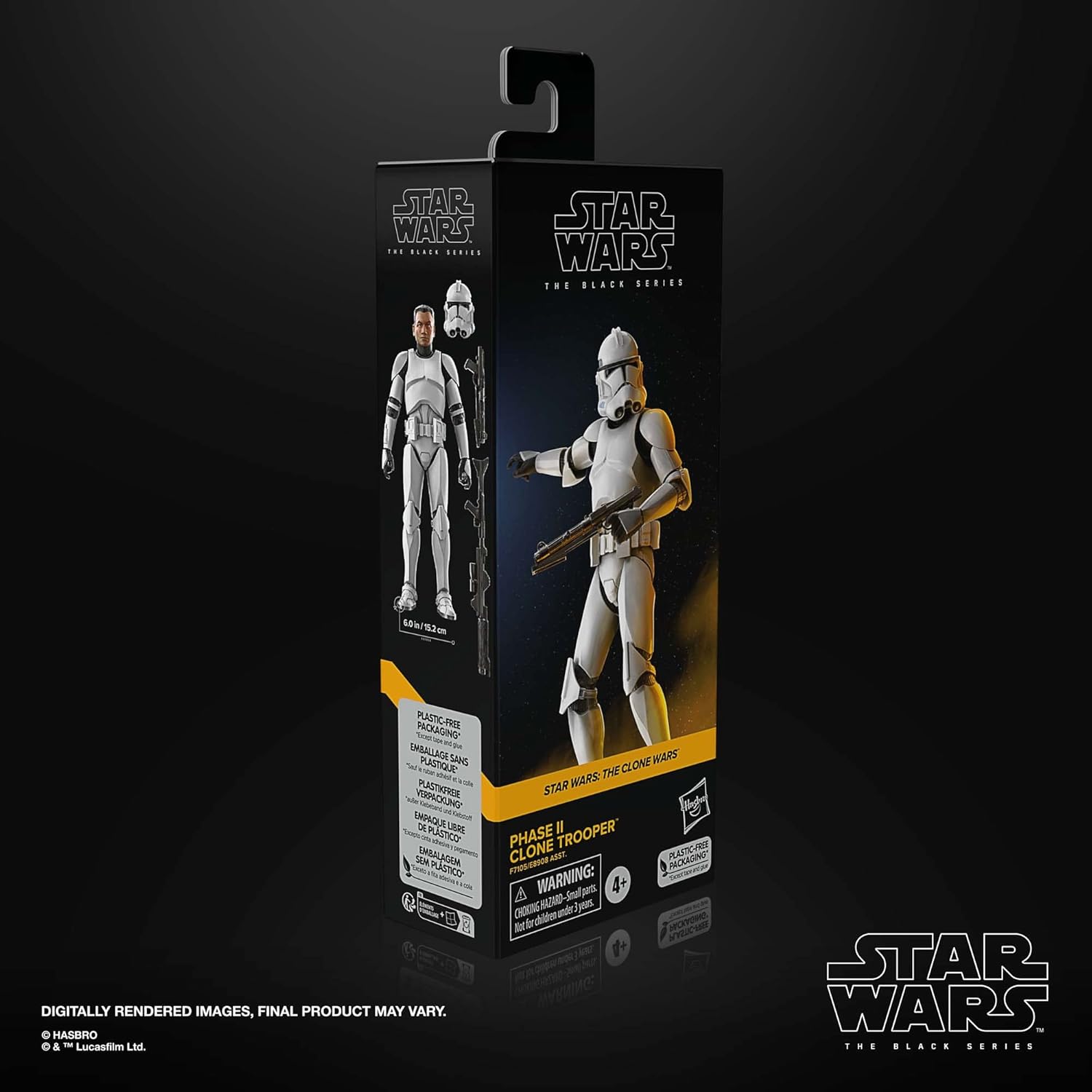STAR WARS The Black Series Phase II Clone Trooper 6-Inch Action Figure H1112