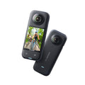 Insta360 X3-360 Action Camera with 5.7K 360 Active HDR Video, 4K Single-Lens Camera, Waterproof, FlowState Stabilization, 2.29" Touchscreen, AI Editing, for Motorcycle, Wintersports and Vlogging