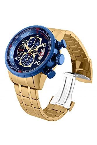 Invicta Aviator Men's Stainless Steel Quartz Watch 48mm Z736413