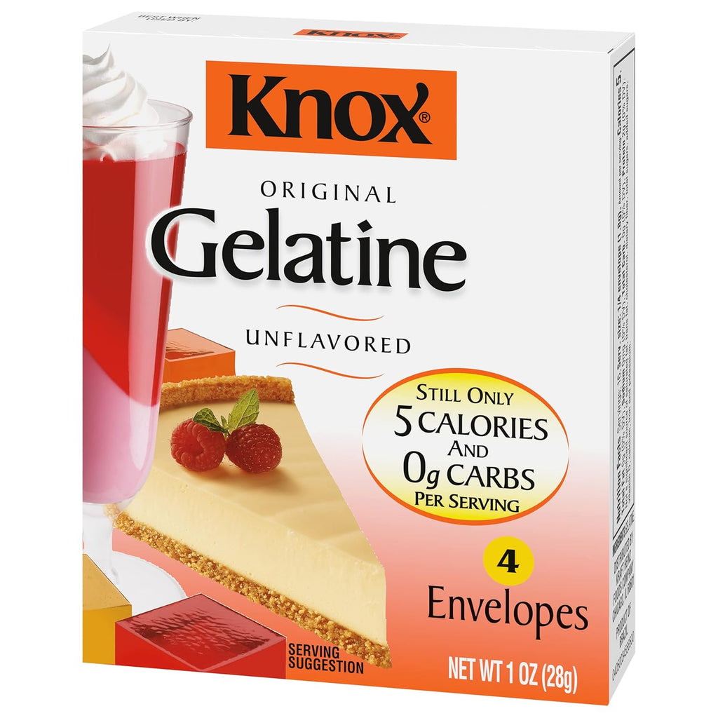 Knox Unflavored Gelatin, 4 Envelopes S74875