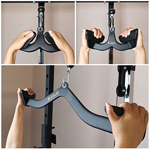 LAT Pull Down Bar for Cable Machine, Tricep Strength Training Handle M7875