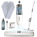 Spray Mops for Floor Cleaning Microfiber Floor Mop with 4 Washable Pads 1 Holder 1 Scraper Wet Dry Floor Cleaner 360 Degree Spin Dust Mop Hardwood Floor Mop