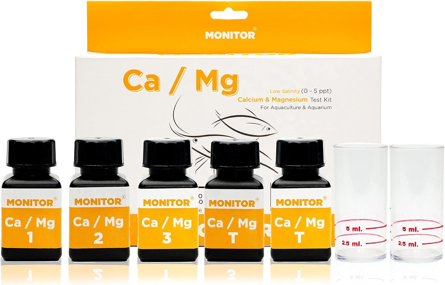 Monitor Calcium/Magnesium Low Salinity Test Kit (120 Tests) H241