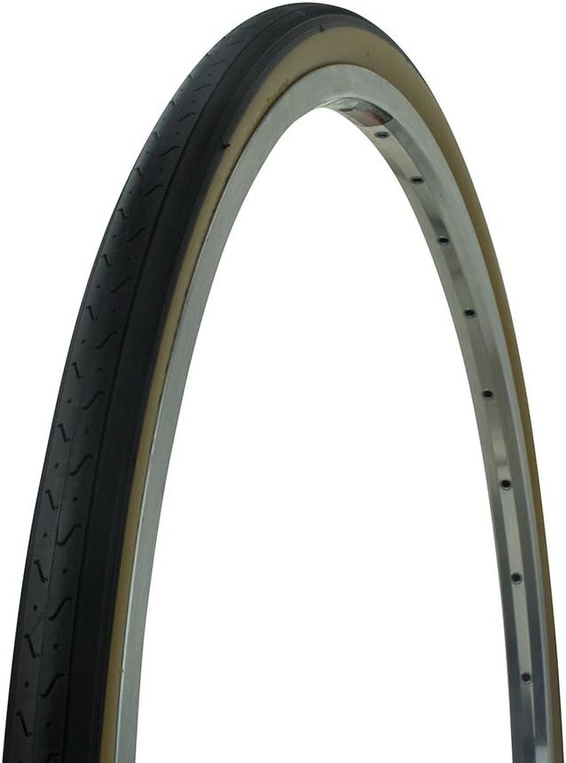 Wanda Road Slick P1179 Bicycle Tire, 26" x 1-3/8" Bike tire, (Black/Gum)