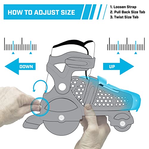 Fun Roll Beginner Roller Skates by Roller Derby, Adjustable Sizing for Kids M370474