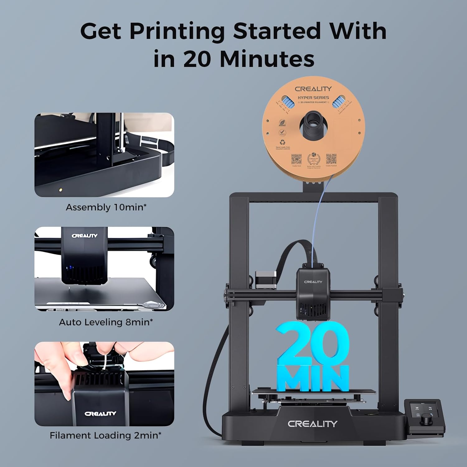 Creality Ender-3 V3 SE 3D Printer with Sprite Direct Extruder and CR Touch I24143