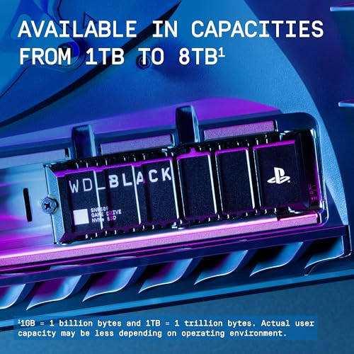 WD_BLACK 8TB SN850P NVMe M.2 SSD for PS5 Consoles with Heatsink I177