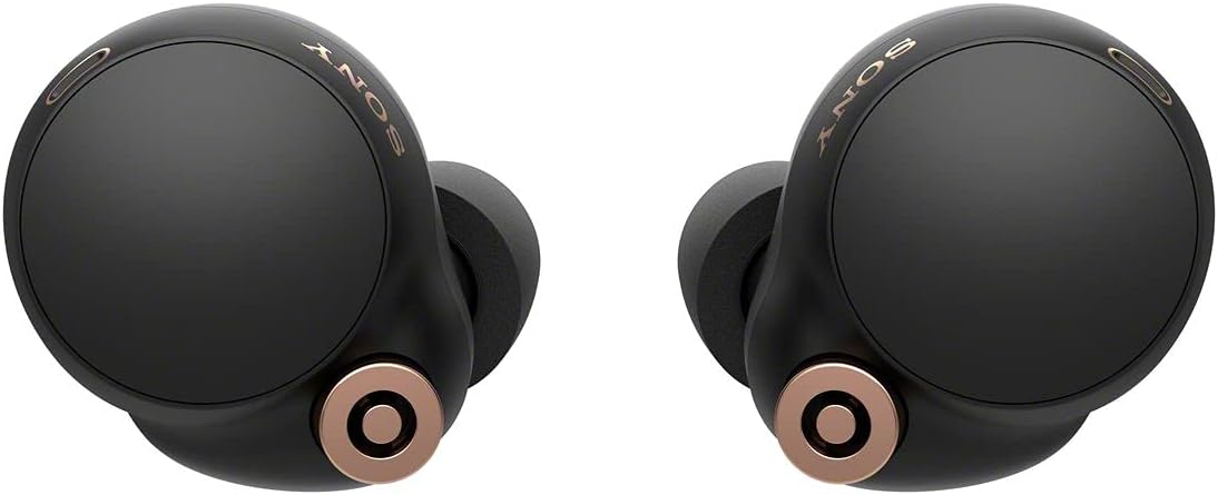 Sony WF-1000XM4 Truly Wireless Noise Cancelling Headphone with Mic, Bluetooth, Black/Copper O522