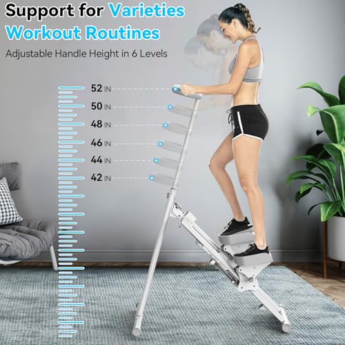Foldable Stair Stepper with Large Pedal for Home Workout O485893