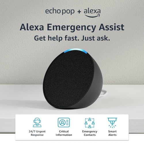 Echo Pop Alexa Speaker, Midnight Teal N15300