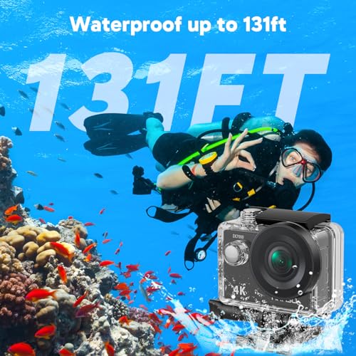 AKASO EK7000 4K30fps Action Camera with 128GB MicroSDXC Card Bundle N9066