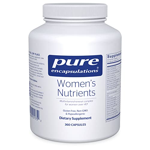Pure Encapsulations Women's Nutrients - Multivitamin for Women Over 40 to Support Urinary Tract Health, Breast Cell Health & Eye Integrity* - with Vitamin C, Vitamin E & Vitamin A - 180 Capsules