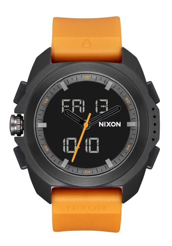 NIXON Ripley A1267 - Analog and Digital Watch for Men - Expedition and Adventure Sport Watch - Men's Fashion Watch - 47mm Watch Face, 23mm PU Band