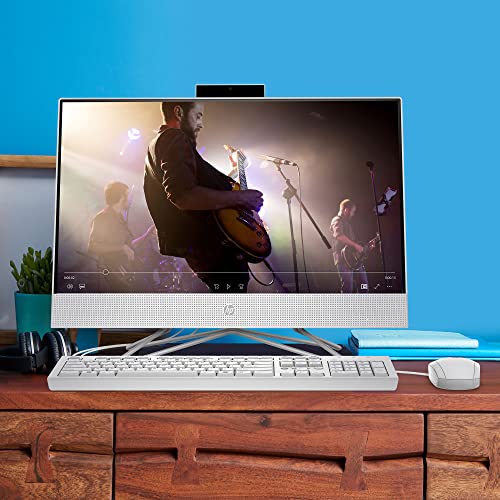HP 21.5" FHD All-in-One Desktop, Celeron J4025, 8GB RAM, 256GB SSD, Win 11 Pro Q9715