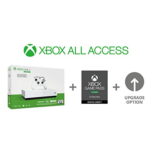 Xbox All Access - Xbox One S 1TB All-Digital Edition Console (Disc-free Gaming)