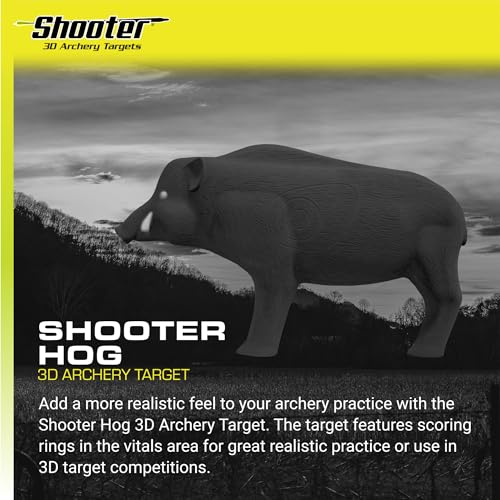 Shooter Field Logic 3D Archery Hog Target, Black Q102