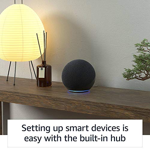 Amazon Echo (newest model) Alexa speaker with premium sound, Charcoal K5672