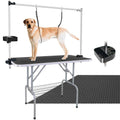 LEIBOU 45'' Professional Foldable Heavy Duty Dog Pet Grooming Table with Tool Holder H-Shape Arm &amp; Noose &amp; Mesh Tray - Pet Supplies online store