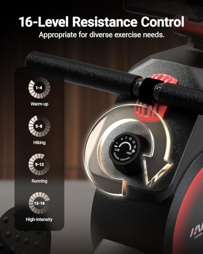 HARISON Magnetic Rowing Machine for Home, Bluetooth, 350 LB Capacity G291