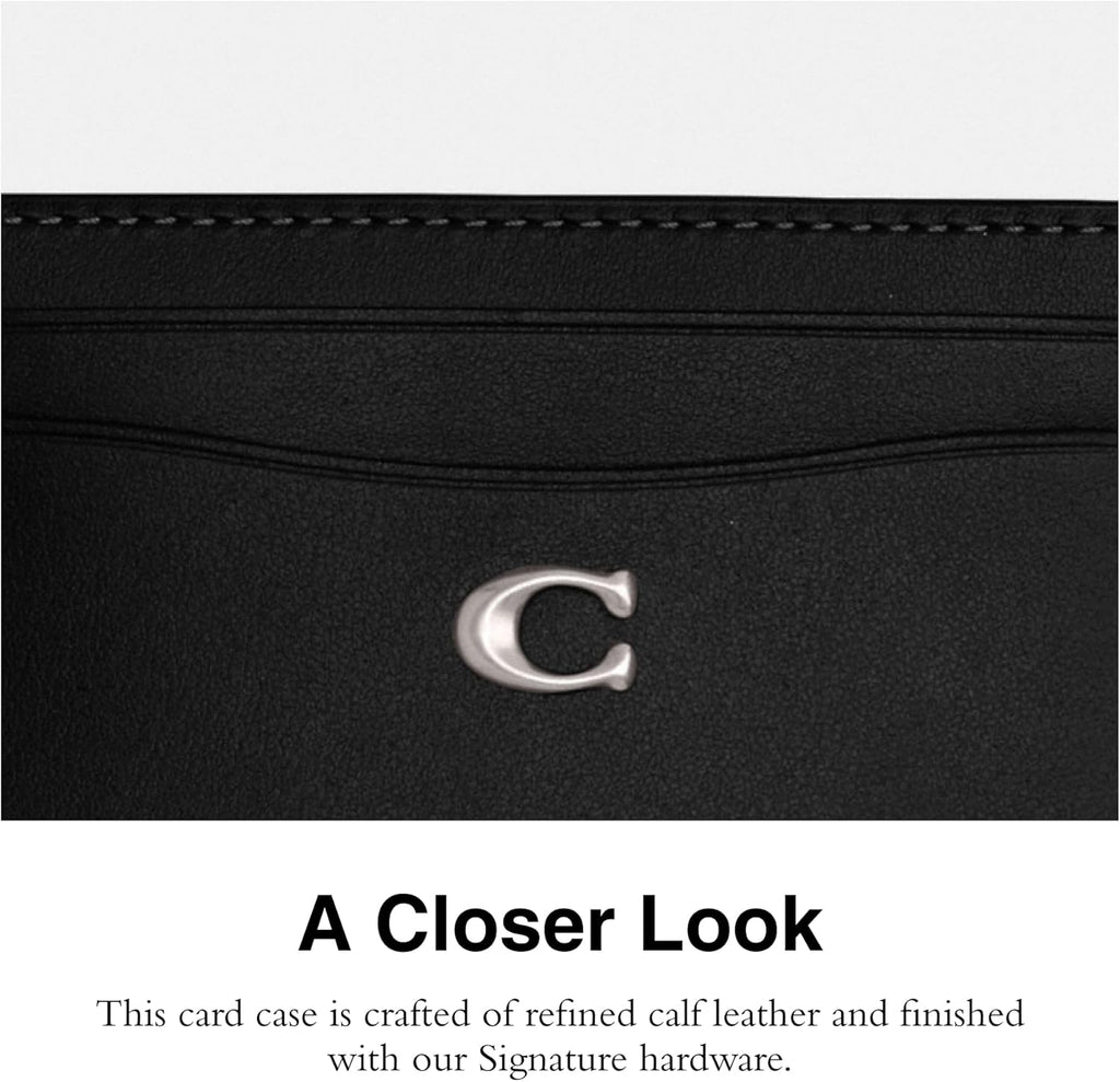 Coach Essential Card Case in Black U600866