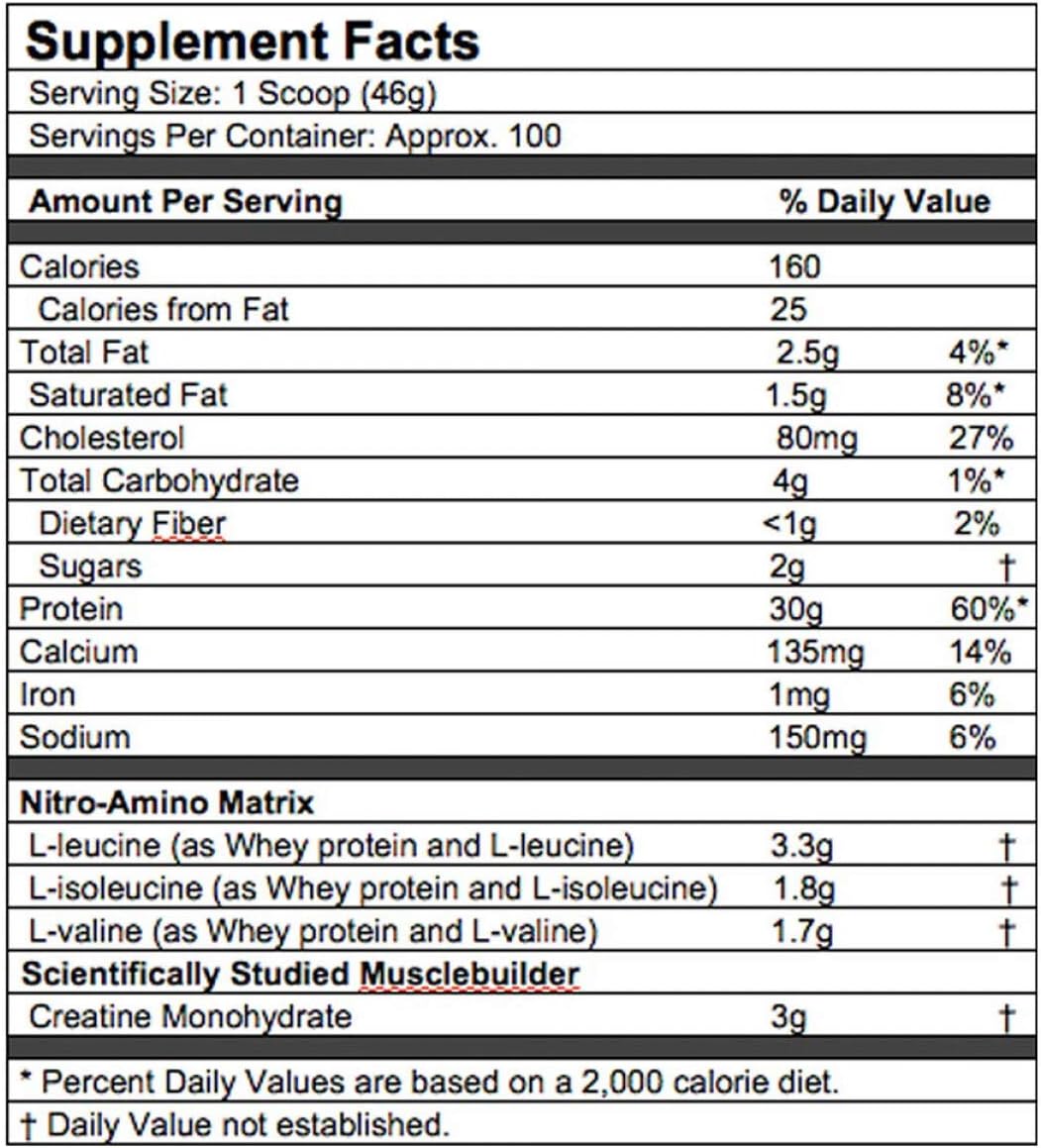 MuscleTech Nitro-Tech Whey Protein Powder Isolate & Peptides K983414
