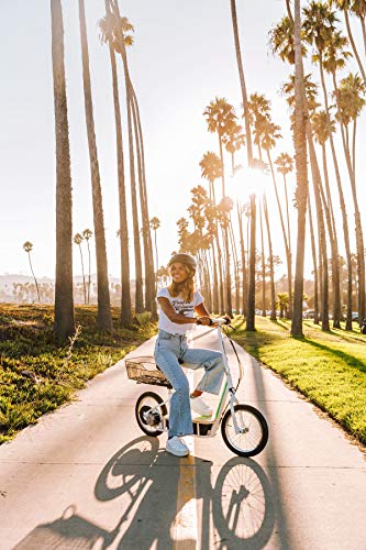 EcoSmart Metro Electric Scooter with Padded Seat and 16" Air-Filled Tires D946