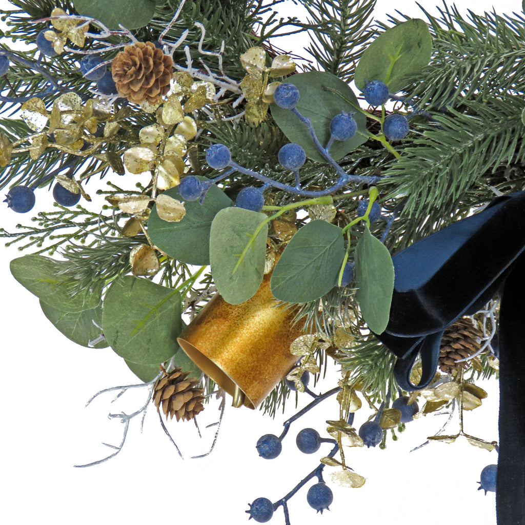 National Tree Company 28" HGTV Home Collection Swiss Chic Wreath E912