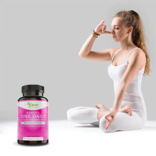 Pure By Nature One-Daily Multivitamin for Women, 60 Veggie Capsules X3330