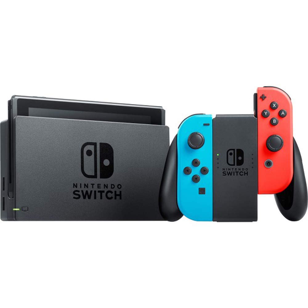 Nintendo Switch 32 GB Console with Neon Blue & Red Joy-Con and Mario Kart 8 Deluxe Bundle Z74588
